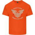 Born to Ride Biker Motorcycle Motorbike Kids T-Shirt Childrens Orange
