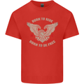 Born to Ride Biker Motorcycle Motorbike Kids T-Shirt Childrens Red