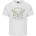 Born to Ride Biker Motorcycle Motorbike Kids T-Shirt Childrens White