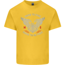 Born to Ride Biker Motorcycle Motorbike Kids T-Shirt Childrens Yellow
