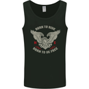 Born to Ride Biker Motorcycle Motorbike Mens Vest Tank Top Black
