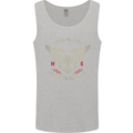 Born to Ride Biker Motorcycle Motorbike Mens Vest Tank Top Sports Grey