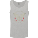 Born to Ride Biker Motorcycle Motorbike Mens Vest Tank Top Sports Grey