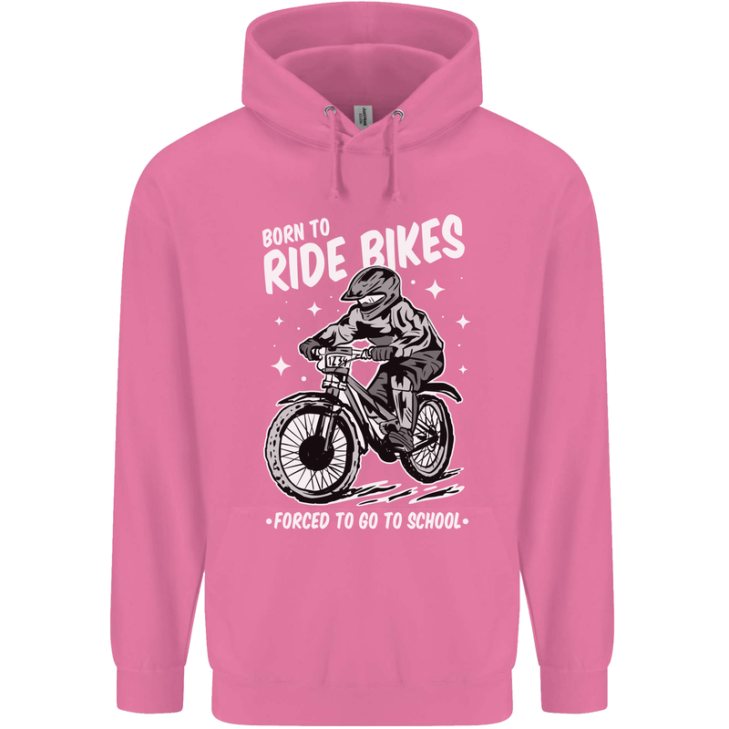 Born to Ride Motocross MotoX Dirt Bike Childrens Kids Hoodie Azalea