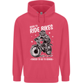 Born to Ride Motocross MotoX Dirt Bike Childrens Kids Hoodie Heliconia