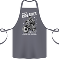 Born to Ride Motocross MotoX Dirt Bike Cotton Apron 100% Organic Steel