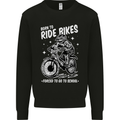 Born to Ride Motocross MotoX Dirt Bike Kids Sweatshirt Jumper Black
