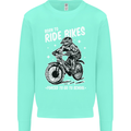 Born to Ride Motocross MotoX Dirt Bike Kids Sweatshirt Jumper Peppermint