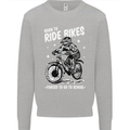 Born to Ride Motocross MotoX Dirt Bike Kids Sweatshirt Jumper Sports Grey