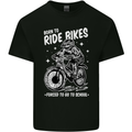 Born to Ride Motocross MotoX Dirt Bike Kids T-Shirt Childrens Black