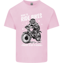 Born to Ride Motocross MotoX Dirt Bike Kids T-Shirt Childrens Light Pink