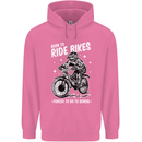 Born to Ride Motocross MotoX Dirt Bike Mens 80% Cotton Hoodie Azelea