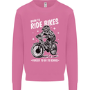 Born to Ride Motocross MotoX Dirt Bike Mens Sweatshirt Jumper Azalea