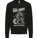 Born to Ride Motocross MotoX Dirt Bike Mens Sweatshirt Jumper Black