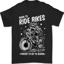 Born to Ride Motocross MotoX Dirt Bike Mens T-Shirt 100% Cotton Black