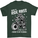 Born to Ride Motocross MotoX Dirt Bike Mens T-Shirt 100% Cotton Forest Green