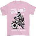 Born to Ride Motocross MotoX Dirt Bike Mens T-Shirt 100% Cotton Light Pink
