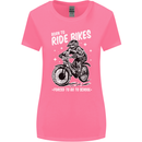 Born to Ride Motocross MotoX Dirt Bike Womens Wider Cut T-Shirt Azalea