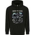 Born to Ride Motorbike Motorcycle Biker Childrens Kids Hoodie Black