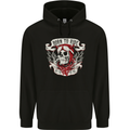 Born to Ride Motorcycle Motorbike Biker Mens Hoodie Black