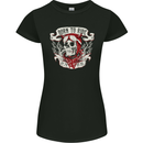 Born to Ride Motorcycle Motorbike Biker Womens Petite Cut T-Shirt Black