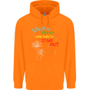 Born to Stand Out Autistic Autism ASD Childrens Kids Hoodie Orange