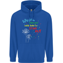 Born to Stand Out Autistic Autism ASD Childrens Kids Hoodie Royal Blue
