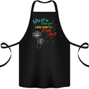 Born to Stand Out Autistic Autism ASD Cotton Apron 100% Organic Black