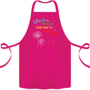 Born to Stand Out Autistic Autism ASD Cotton Apron 100% Organic Pink
