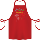 Born to Stand Out Autistic Autism ASD Cotton Apron 100% Organic Red