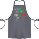Born to Stand Out Autistic Autism ASD Cotton Apron 100% Organic Steel