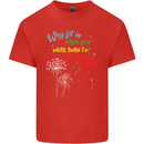 Born to Stand Out Autistic Autism ASD Mens Cotton T-Shirt Tee Top Red