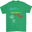 Born to Stand Out Autistic Autism ASD Mens T-Shirt Cotton Gildan Irish Green