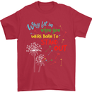 Born to Stand Out Autistic Autism ASD Mens T-Shirt Cotton Gildan Red