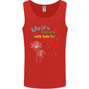 Born to Stand Out Autistic Autism ASD Mens Vest Tank Top Red