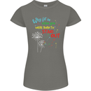 Born to Stand Out Autistic Autism ASD Womens Petite Cut T-Shirt Charcoal