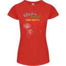 Born to Stand Out Autistic Autism ASD Womens Petite Cut T-Shirt Red