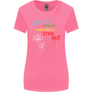 Born to Stand Out Autistic Autism ASD Womens Wider Cut T-Shirt Azalea