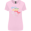 Born to Stand Out Autistic Autism ASD Womens Wider Cut T-Shirt Light Pink