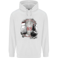Boxing Gloves 89 Boxer Mens 80% Cotton Hoodie White
