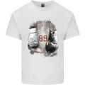 Boxing Gloves 89 Boxer Mens Cotton T-Shirt Tee Top White