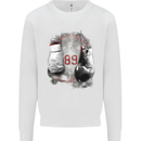 Boxing Gloves 89 Boxer Mens Sweatshirt Jumper White