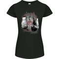 Boxing Gloves 89 Boxer Womens Petite Cut T-Shirt Black