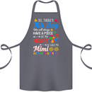 Boy Calls Me Mimi Autistic Autism Awareness Cotton Apron 100% Organic Steel