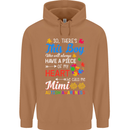 Boy Calls Me Mimi Autistic Autism Awareness Mens 80% Cotton Hoodie Caramel Latte