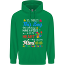 Boy Calls Me Mimi Autistic Autism Awareness Mens 80% Cotton Hoodie Irish Green