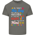 Boy Calls Me Mimi Autistic Autism Awareness Mens Cotton T-Shirt Tee Top Charcoal