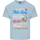 Boy Calls Me Mimi Autistic Autism Awareness Mens Cotton T-Shirt Tee Top Light Blue