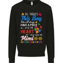 Boy Calls Me Mimi Autistic Autism Awareness Mens Sweatshirt Jumper Black