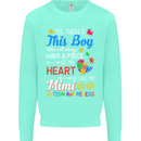 Boy Calls Me Mimi Autistic Autism Awareness Mens Sweatshirt Jumper Peppermint